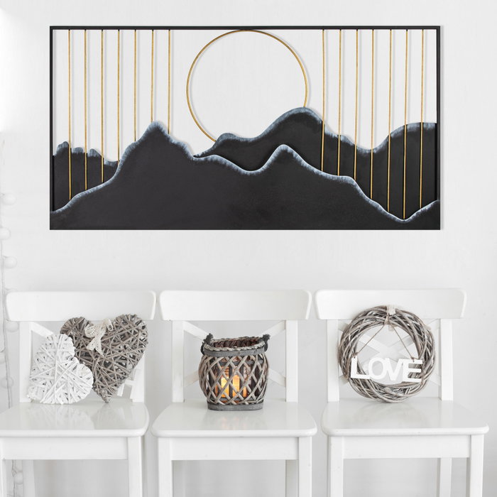 Wallity Sagarmatha - 1 Accesorio Decorativo de Metal Multicolor